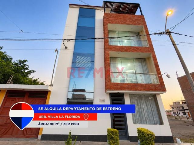 Departamento En Alquiler De 90 M² Con Acabados Modernos En Urbanización Con Seguridad Las 24 Horas