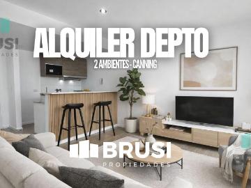 DEPARTAMENTO EN ALQUILER EN CANNING CENTER CANNING 2 AMBIENTES A ESTRENAR ? 53m?