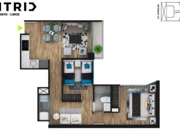 Departamento en alquiler en Lince a S/2,300 al mes