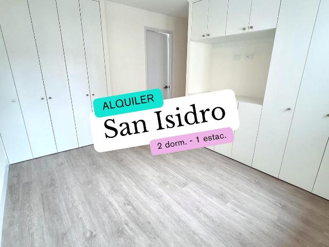 Departamento en alquiler en San Isidro de 2 dormitorios y estacionamiento