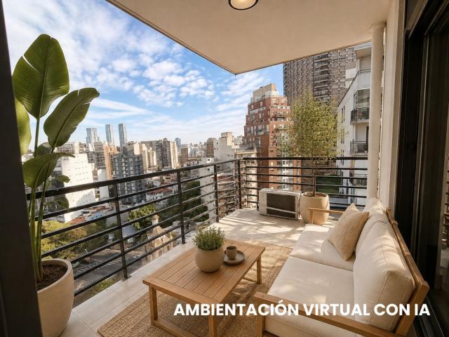 Departamento en alquiler Las Cañitas 3 ambientes