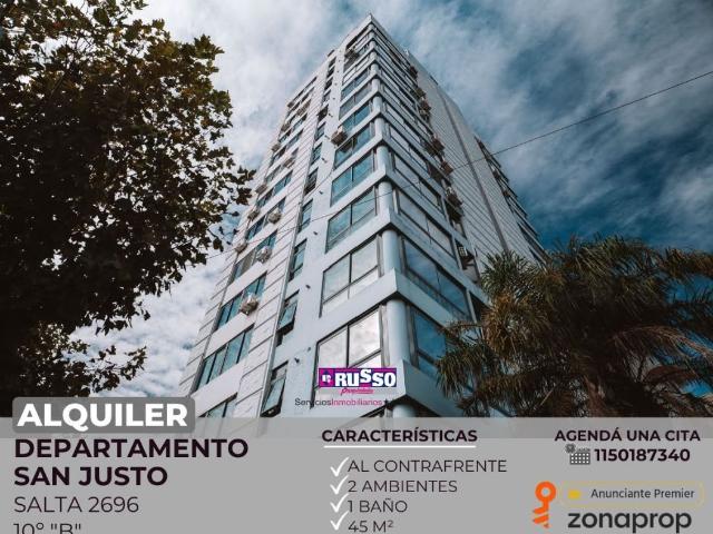 Departamento en alquiler San Justo 2 ambientes