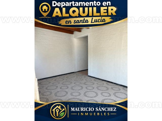 Departamento En Alquiler, Santa Lucia