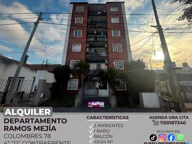 Departamento en alquiler Ramos Mejía 2 ambientes