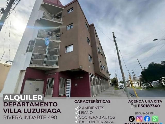 Departamento en alquiler Villa Luzuriaga 2 ambientes