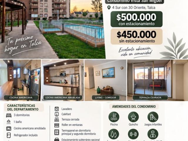 Departamento en Arriendo