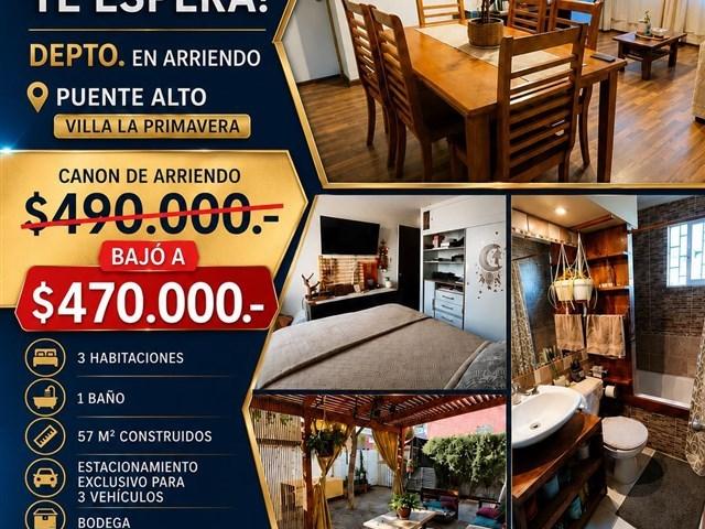 Departamento en Arriendo