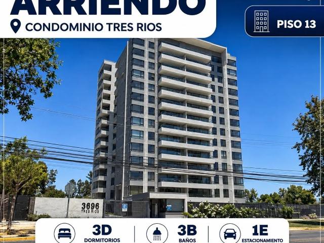 Departamento En Arriendo | Condominio Tres Ríos