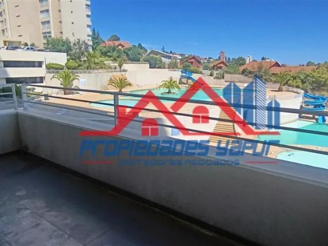 Departamento en arriendo de 3 dorm. en viña del mar amoblado