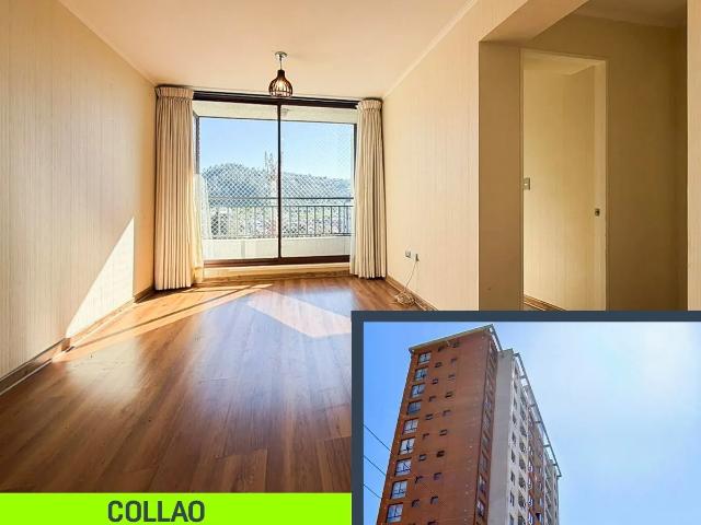Departamento en arriendo de 2 dorm. en collao, concepción