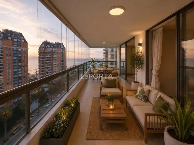Departamento en arriendo de 4 dorm. en viña del mar