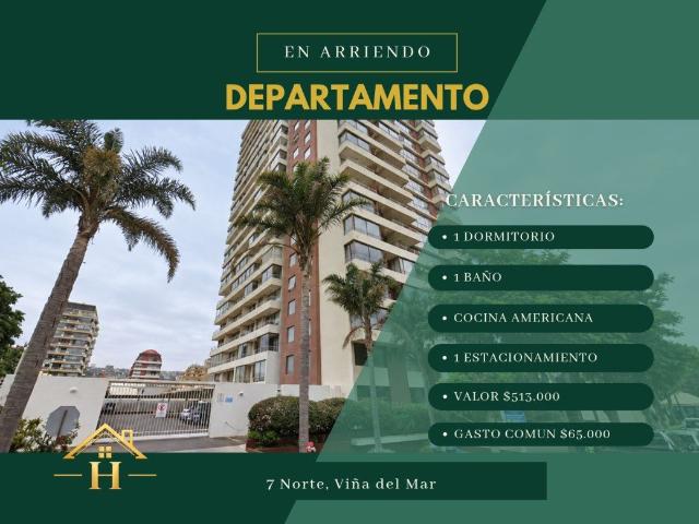 Departamento en arriendo en arrienda hidalgo propiedades, viña del mar