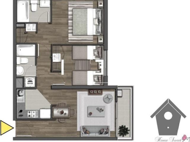 Departamento en arriendo en eduardo titus, viña del mar