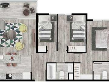 Departamento en Arriendo en Peñalolén 3 dormitorios 2 baños