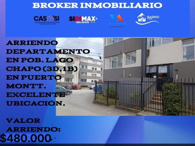 Departamento en arriendo en Puerto Montt