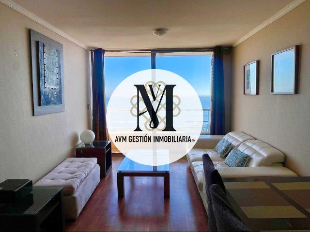 Departamento en arriendo en vista panorámica i 2d 2b amoblado placeres usm 173281, viña del mar