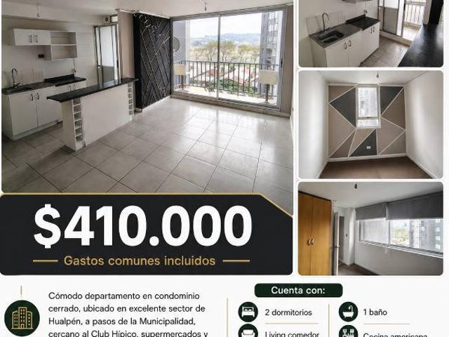 Departamento en arriendo Mirador de Hualpén