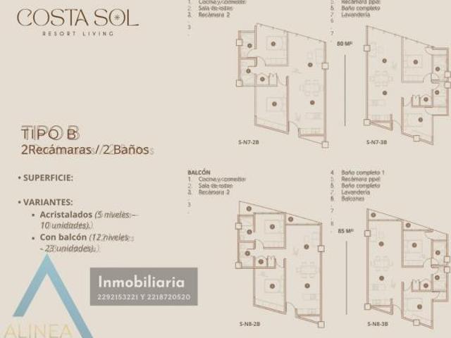 Departamento en Boca del Río Centro