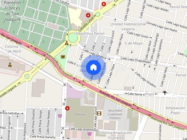 Departamento en Deportivo Pensil con 1 recámara, ID: 166813