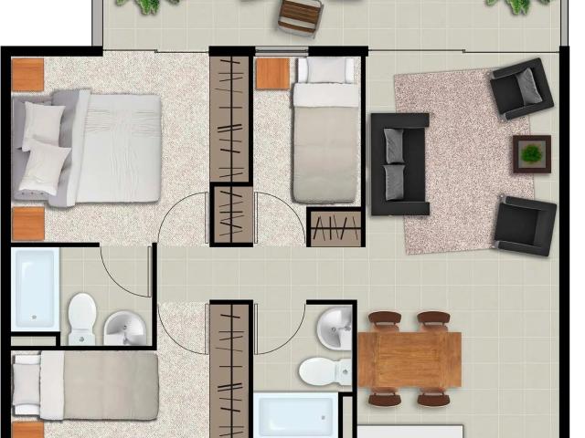 Departamento en El Tabo