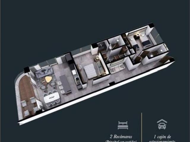 Departamento en Fraccionamiento Telleria