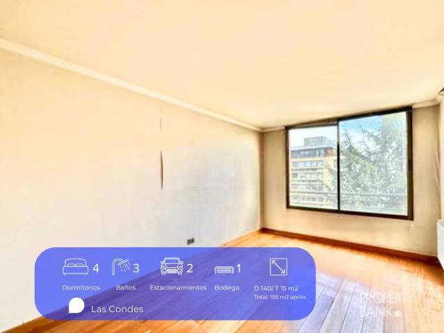 Departamento Premium / 2 estacionamientos 1830 | dormitorios por 10295.00 en Las Condes