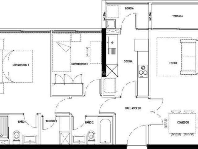 Departamento en Macul