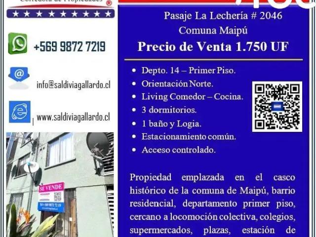 Departamento en Maipú
