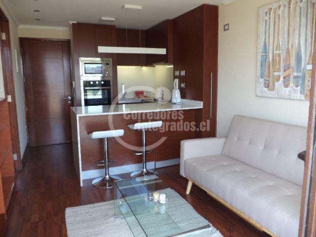 Departamento en Las Verbenas Mall Alto Las Condes Amoblado equipado 1dormitorio 2 estacionamientos