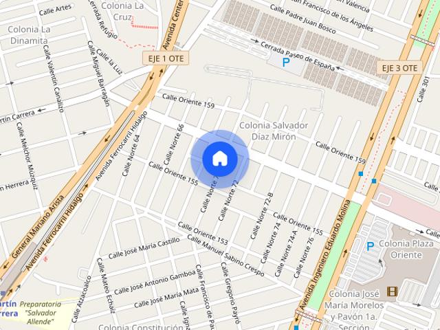 Departamento en Salvador Díaz Mirón con 2 recámaras, ID: 147348