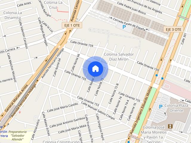 Departamento en Salvador Díaz Mirón con 2 recámaras, ID: 147348