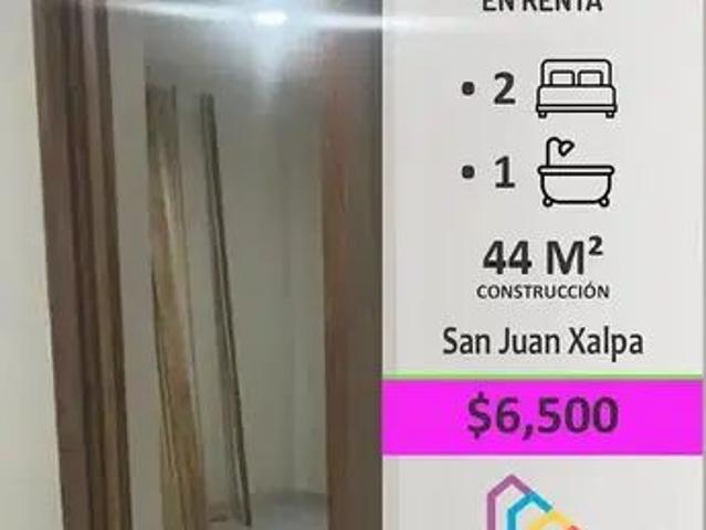 Departamento en San Juan Xalpa, Iztapalapa