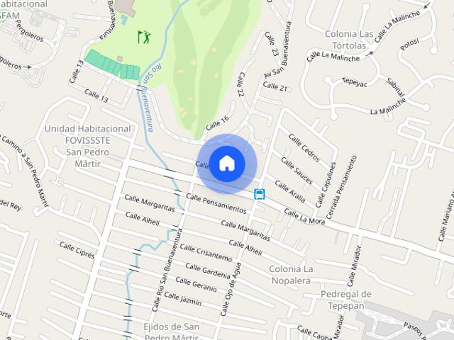 Departamento en San Pedro Mártir con 2 recámaras, ID: 166739