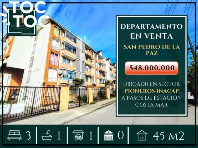 Departamento en San Pedro de la Paz