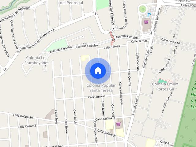 Departamento en Popular Santa Teresa con 1 recámara, ID: 160631