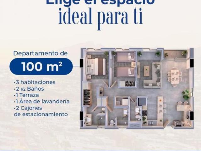 Departamento en Pedregal de La Huasteca