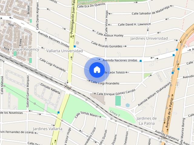 Departamento en planta baja cerca de la UAG — 2 recámaras con baño y vestidor, jardín