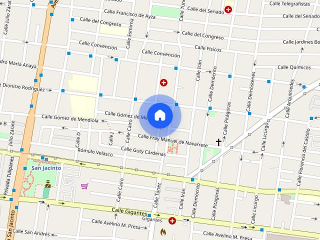 DEPARTAMENTO EN PLANTA BAJA EN RENTA CERCA DEL PARQUE DE SAN JACINTO