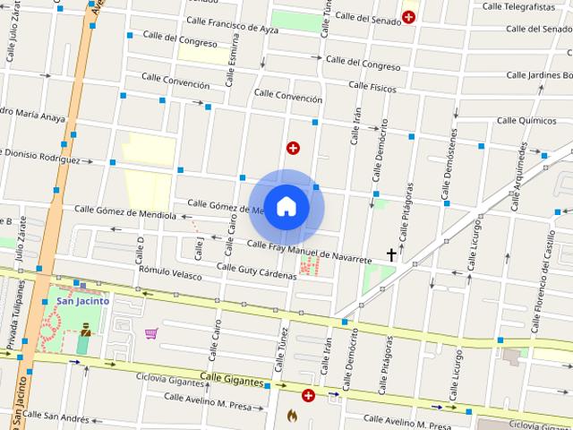DEPARTAMENTO EN PLANTA BAJA EN RENTA CERCA DEL PARQUE DE SAN JACINTO