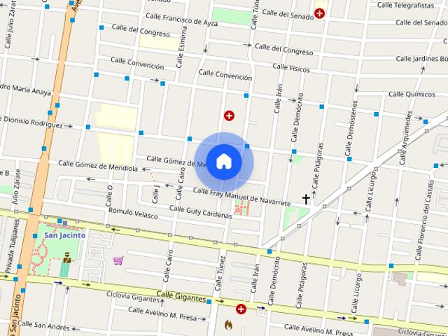 DEPARTAMENTO EN PLANTA BAJA EN RENTA CERCA DEL PARQUE DE SAN JACINTO