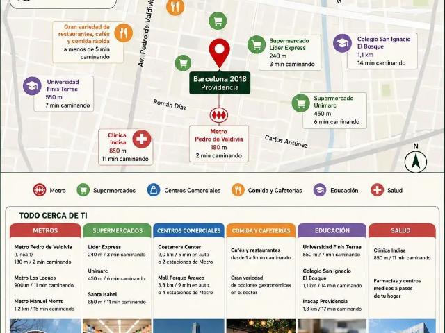 Departamento en Providencia