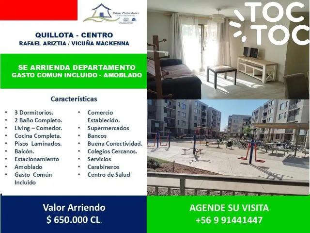 Departamento en Quillota
