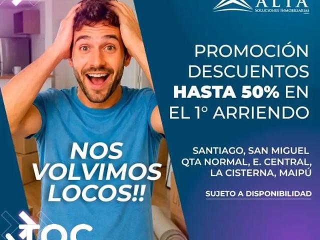 Departamento en Quinta Normal