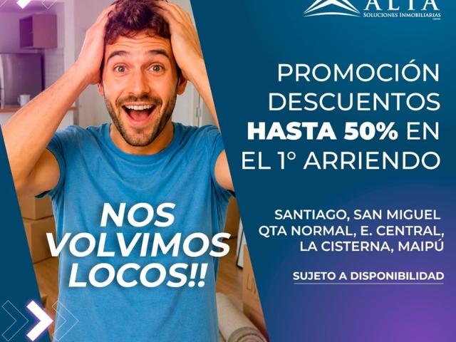 Departamento en Quinta Normal