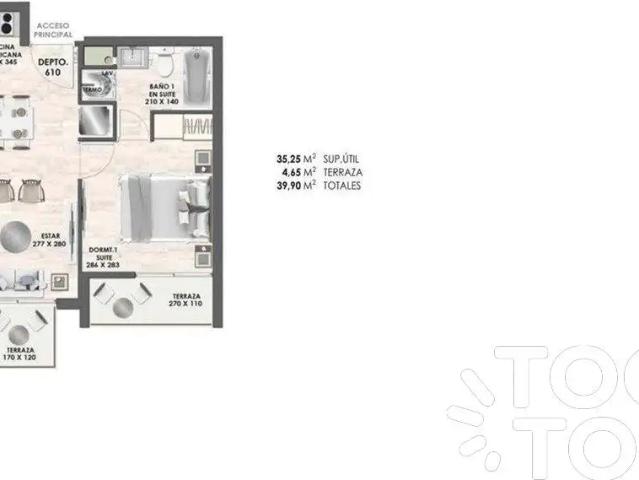 Departamento en Recoleta