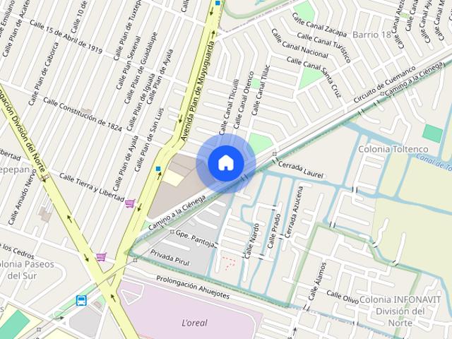 Departamento en renta 2 recámaras Barrio 18