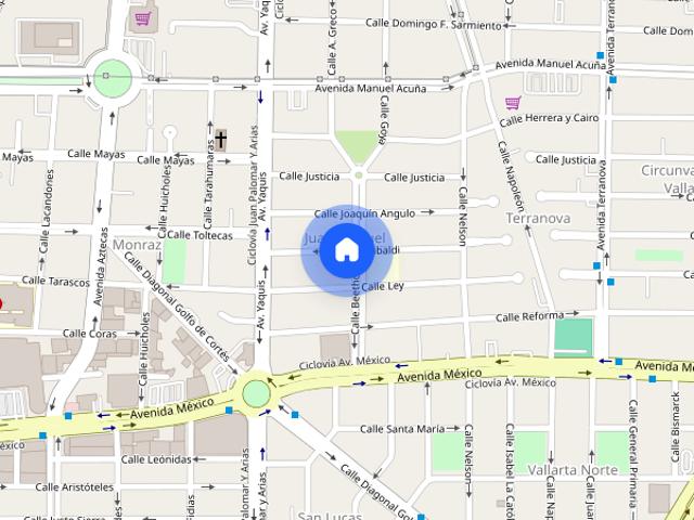 Departamento en renta, C. Beethoven 345, Juan Manuel, 44680 Guadalajara, Jal Colonia Monraz, C.P. 44670