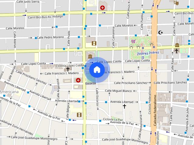 Departamento en renta, C.Francisco I.Madero, Colonia Americana, C.P. 44160