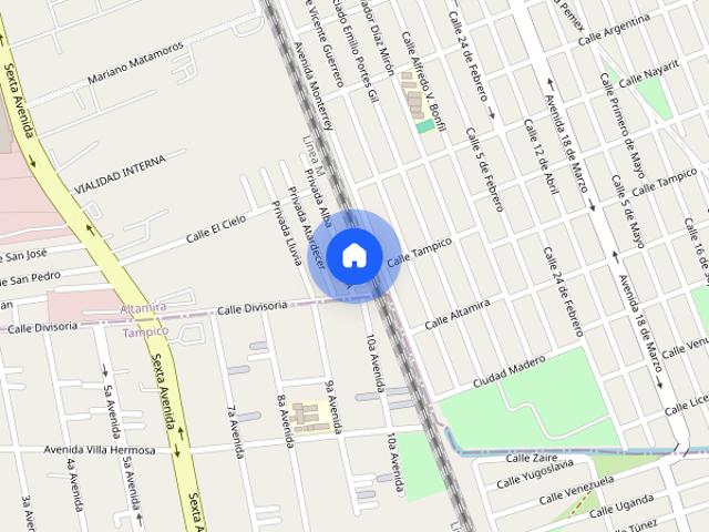 Departamento en renta col. gemma tampico