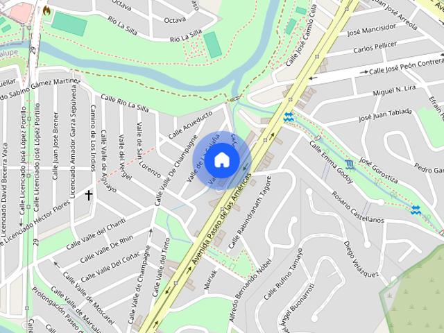 Departamento en Renta Col Valle del Contry Sur de Monterrey Valle del Contry 2do Piso 2 Rec semi amu